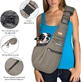 CUBY Puppy Carrier Adjustable Reversible Sling for Small Medium Dogs view 5