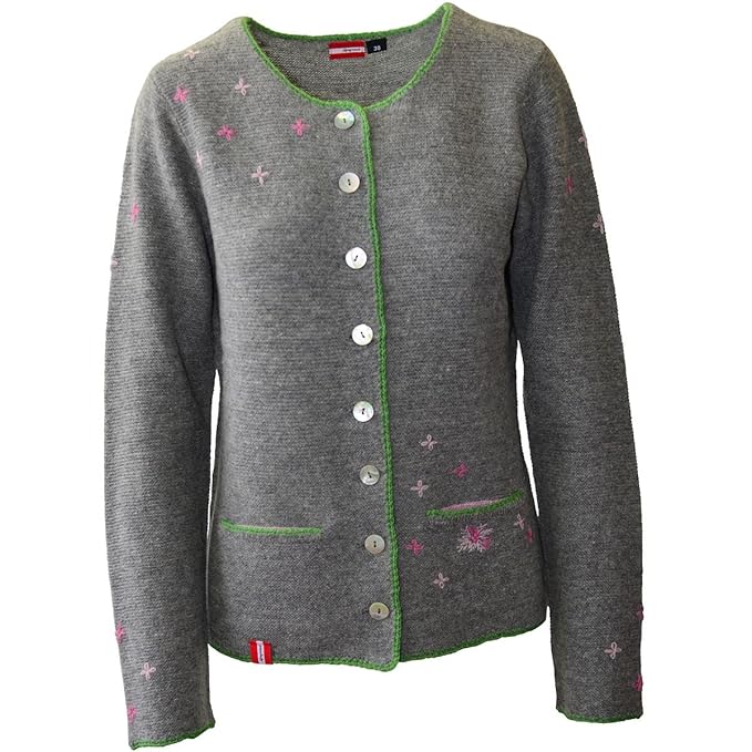 Almgwand Damen Dirndlalm Jacke Strickjacke