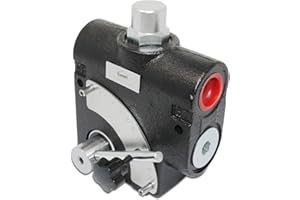 Summit Hydraulics Hydraulic Adjustable Variable Flow Control Valve w/Relief, 0-30 GPM, 3/4” NPT Port Size