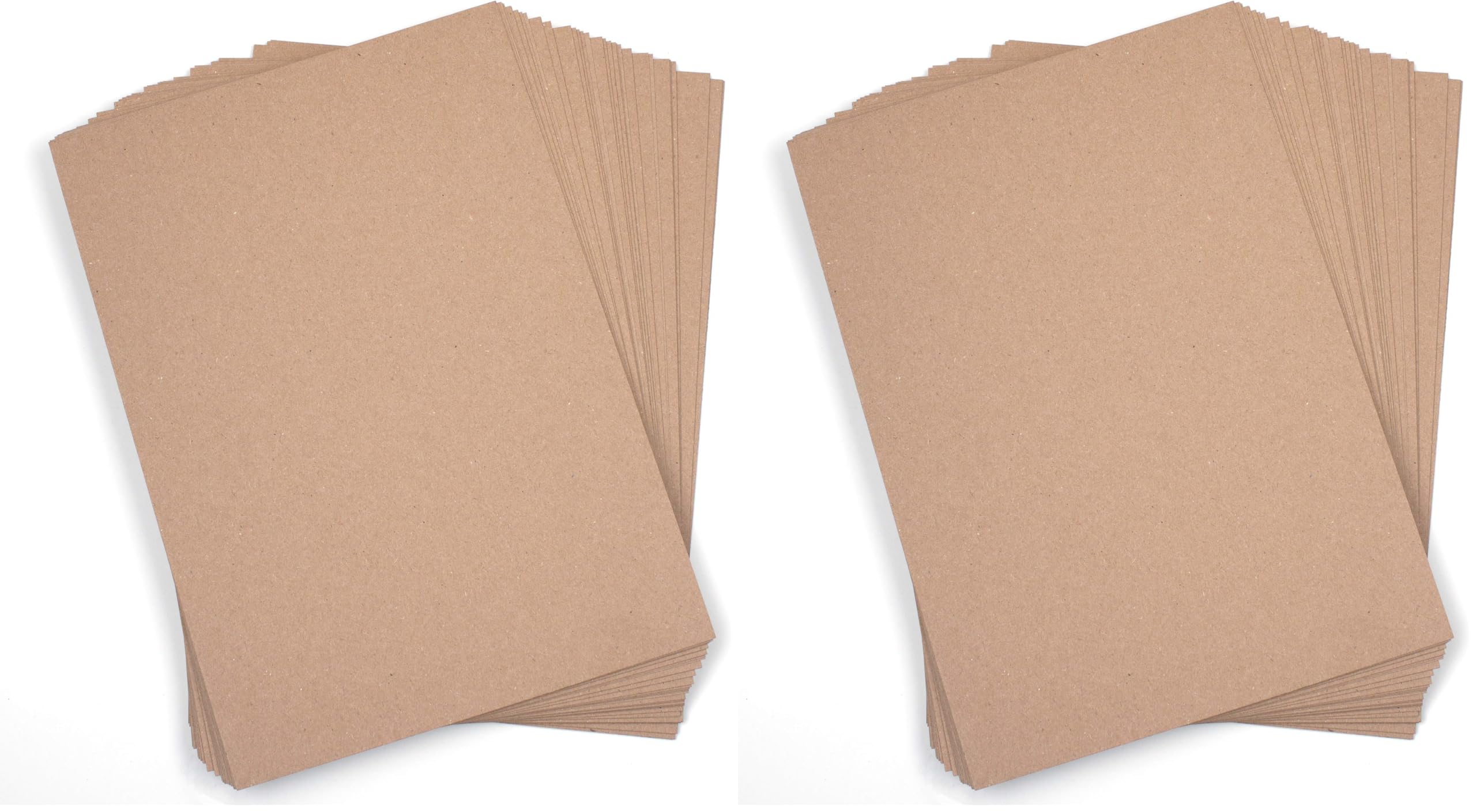 House of Card & Paper Brown Kraft Card 280gsm A4 x 50 Sheets (Pack of 2)