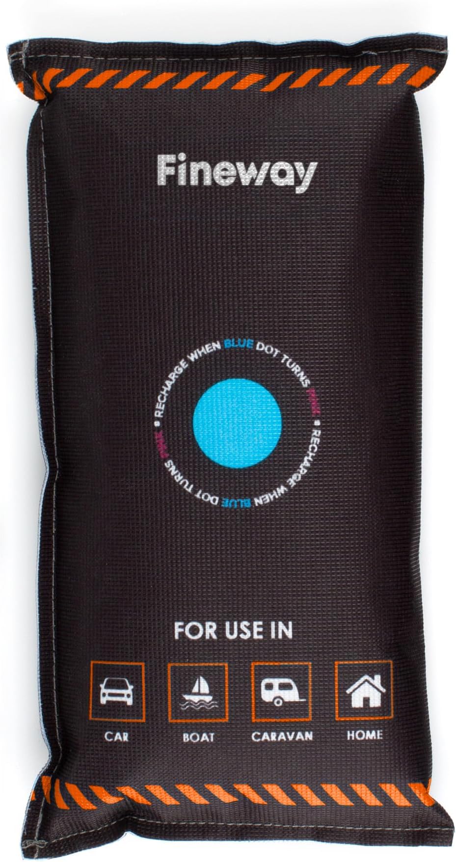 FiNeWaY 1kg Car Dehumidifier Bag Reusable with Anti-Slip Pads 25x16x4 cm