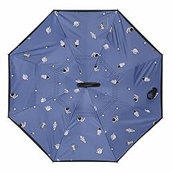 Wxjiahetai Inverted Reverse Umbrella with C-shaped