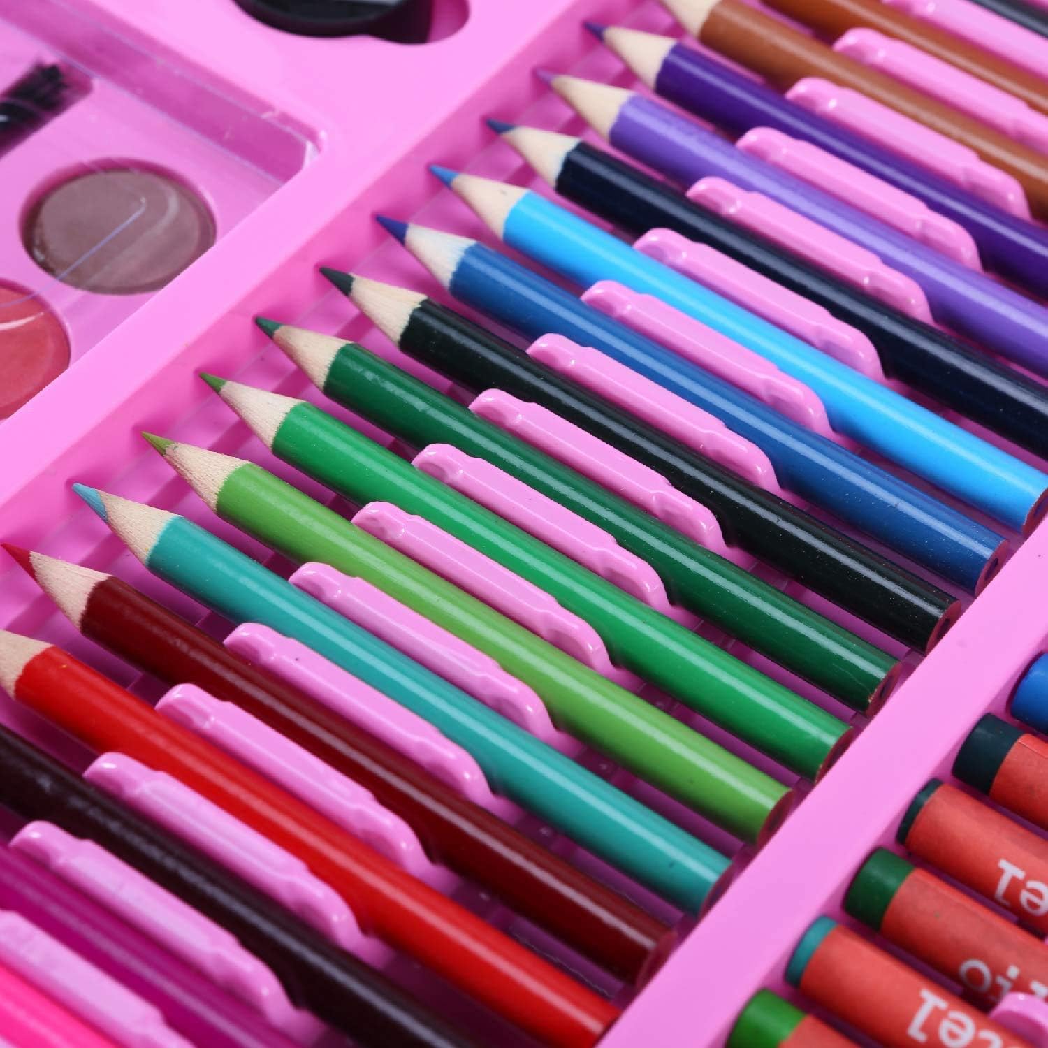 Deluxe Art Set Supplies for Painting 168 Pieces Drawing Set Colored