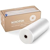Kootek 11" x 150' Vacuum Sealer Bags Roll for Food with Cutter Dispenser, Commercial Grade Vacuum Seal Bags, BPA Free, Customized Size Food Bags for Storage, Meal Prep and Sous Vide