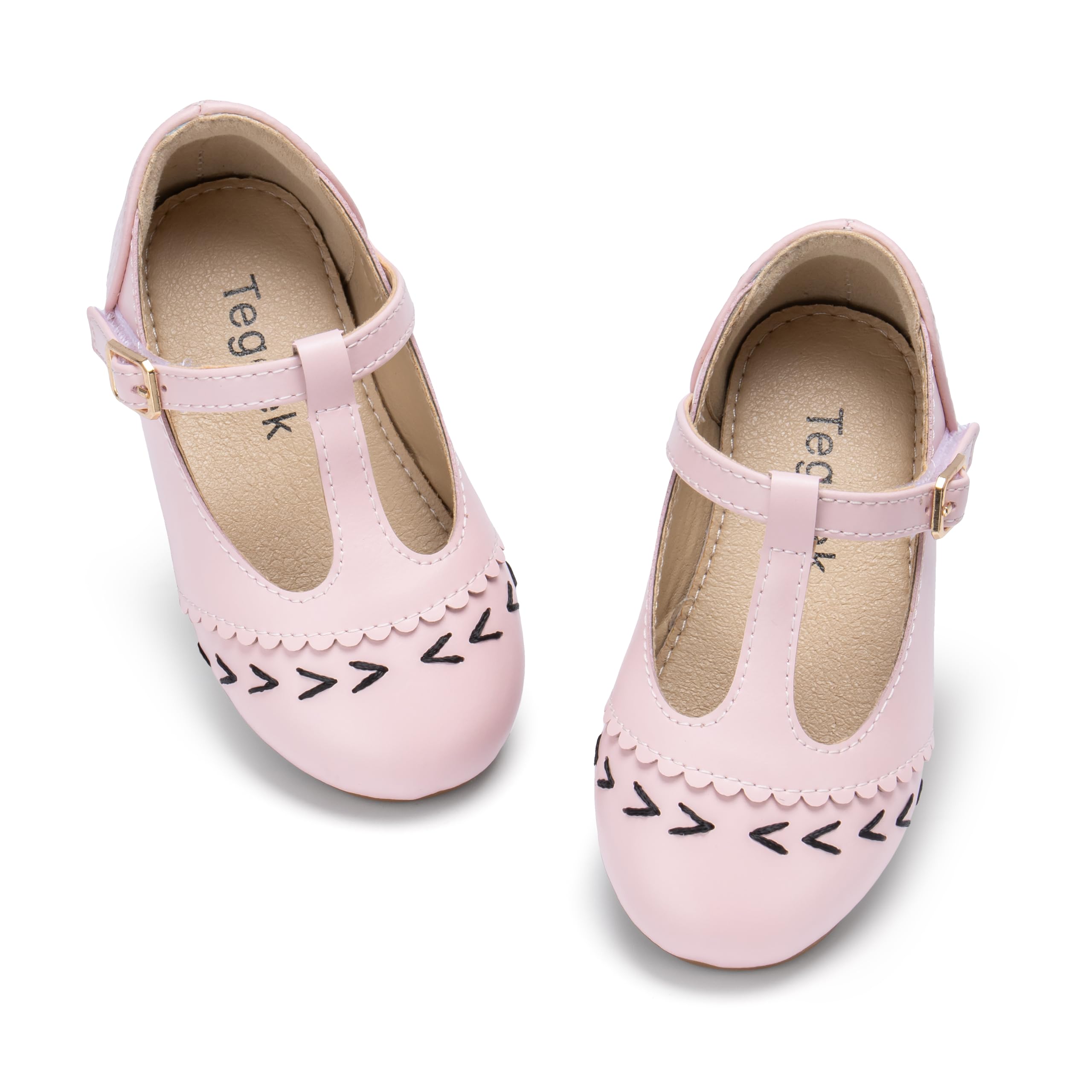 Tegeek Girls Toddler/Little Kid Mary Jane Flats