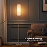 Aooshine Beige Floor Lamp 64in with Adjustable 3-Color LED Bulb Included view 4