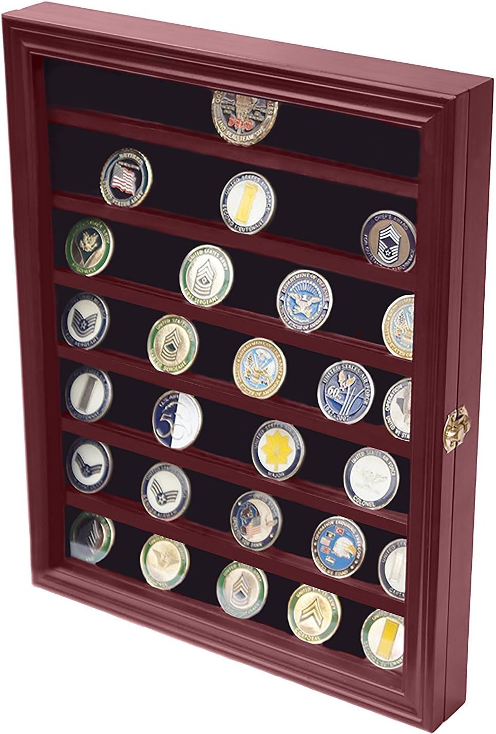 decomil- Military Challenge Münzhalter Schrank mit Abschließbare Tür