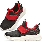 Balabala Hook and Loop Running Shoes Boys Sneakers Girls Sneakers Kids Lightweight Breathable Tennis Shoes Athletic Shoes