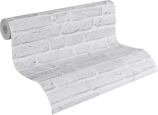 A.S. Création Vliestapete Cocktail 2 Tapete in Backstein Optik Industrial Loft Style 10,05 m x 0,53 m grau Made in Germany 942832 94283-2