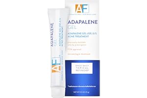 ACNEFREE Acne Free Adapalene Gel 0.1%, Once-Daily Topical Retinoid Acne Treatment, 30 Day Supply, 0.5 Ounce