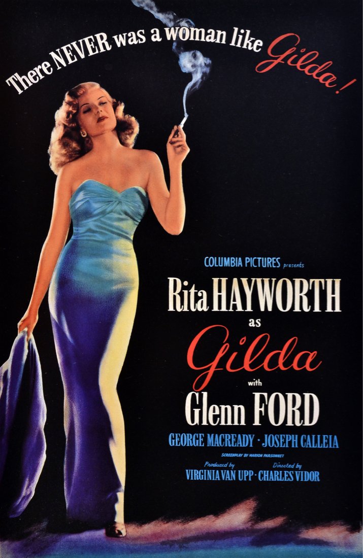 Decorative 11"x14" Movie Poster.Cinema Art.Gilda.Rita Hayworth.12389