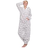 Istylish Onesie Pajamas for Women Fleece Womens Onesie Pajamas, Fuzzy Pajama Onesies for Women