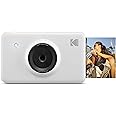 KODAK KOD-MSW Mini Shot Wireless Instant Digital Camera & Social Media Portable Photo Printer, LCD Display, Premium Quality Full Color Prints, Compatible w/iOS & Android (White)