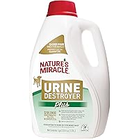 Nature's Miracle Urine Destroyer Plus Dog, 128 Ounce, Tough on Strong Dog Urine and The Yellow Sticky Residue
