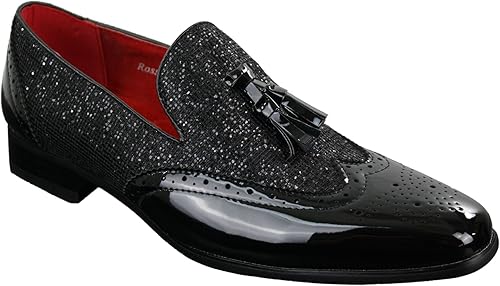 mens designer patent leather shoes