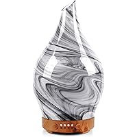Amazon.com: Porseme 100ml Essential Oil Diffuser Glass Color Changing ...