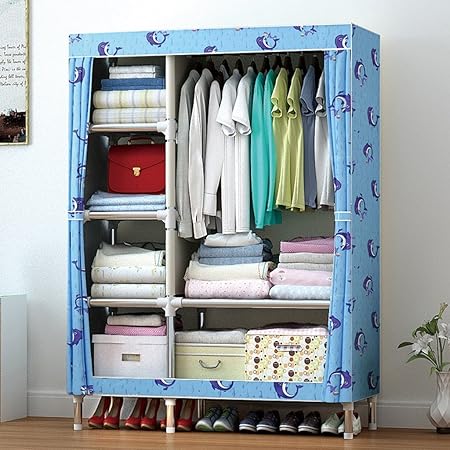 Mmm Simple Wardrobe 25mm Steel Pipe Bold Reinforcement Cloth