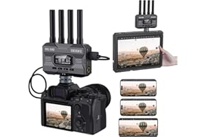 Accsoon CineView SE Wireless Video Transmitter and Receiver HDMI SDI Video Transmission System, 1200FT Range 50ms Latency 4 D