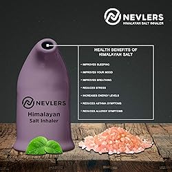 Nevlers Himalayan Salt Inhaler Ceramic with 6 Oz
