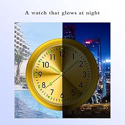 Crynod 2 PCS Mini Car Clock for Dashboard, 1.5In
