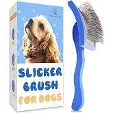 Worinkley Slicker Brush for Dogs - Long Pin Doodle Grooming Brush, Large | For Goldendoodles, Poodles, Labradoodles &amp; Long-Haired Dogs - Detangles Dense Coats, Removes Knots &amp; Mats and Restores Fluff