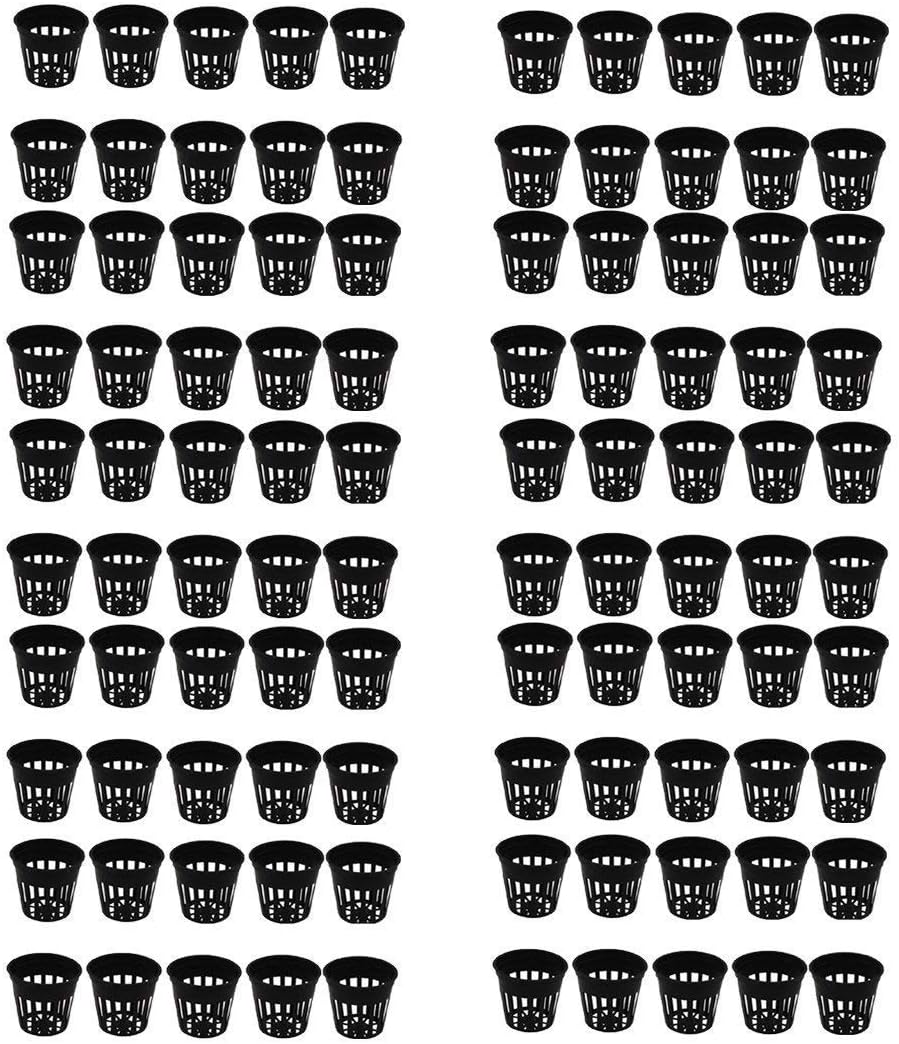 SENECIO (Small Size- 3 Centimeter ร 3.5 Centimeter ) Seeds Germination Mesh Net Cup 3 CM ร 3.5 CM 100Pcs. For Hydroponic Seedling, Germination of Seeds & Hydroponics Plastic Greenhouse baby plant grow.