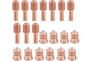 Lewan 10Pcs 420120 Electrode & 10Pcs 420118 Nozzle Tips Fit for Hypertherm PMX 30XP Plasma Cutting Torch Consumables