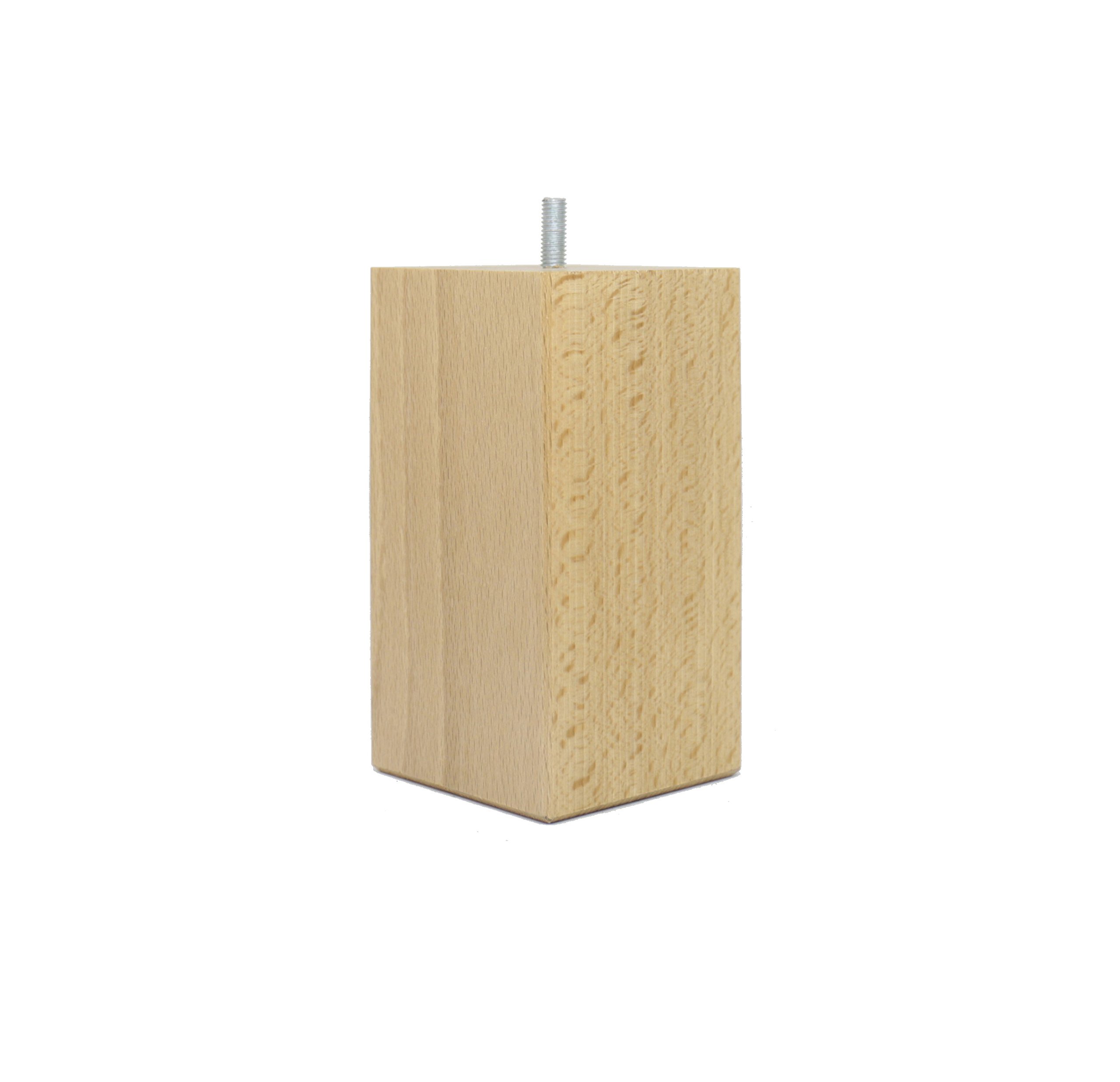 La Fabrique de Pieds The Making of Feet Set of 4 foot bed, Lacquered Wood, Clear, 15 x 8 x 8 cm