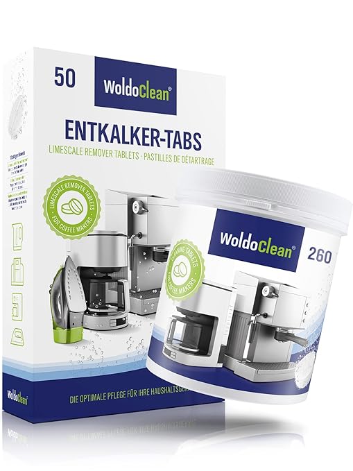 Pflegeset 50x Entkalkungstabletten & 260x Reinigungstabletten für Kaffeevollautomaten Kaffeemaschine - kompatibel mit allen M