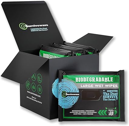 biodegradable wet wipes