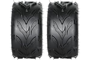 SUNROAD Set of 2 ATV Tires 16x8-7 16/8-7 Tubeless Quad UTV Go Kart ATV Tire 4PR