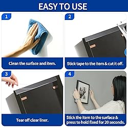 Double Sided Tape Heavy Duty 2 Rolls 120" x
