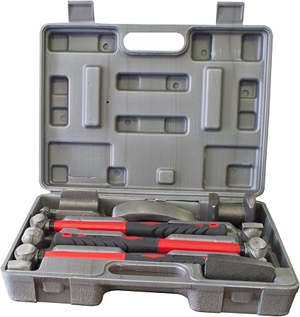 Peraline Coffret Kit Carrossier Marteaux Tas 7 Pieces Pour Debosselage Carrosserie Amazon Fr Auto Et Moto
