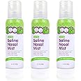 Boogie Baby Saline Nasal Spray Mist, Allergy Relief, Nasal Decongestant, FSA/HSA Eligible, Made with Natural Saline, Unscented, 3.1 Ounce (Pack of 3)