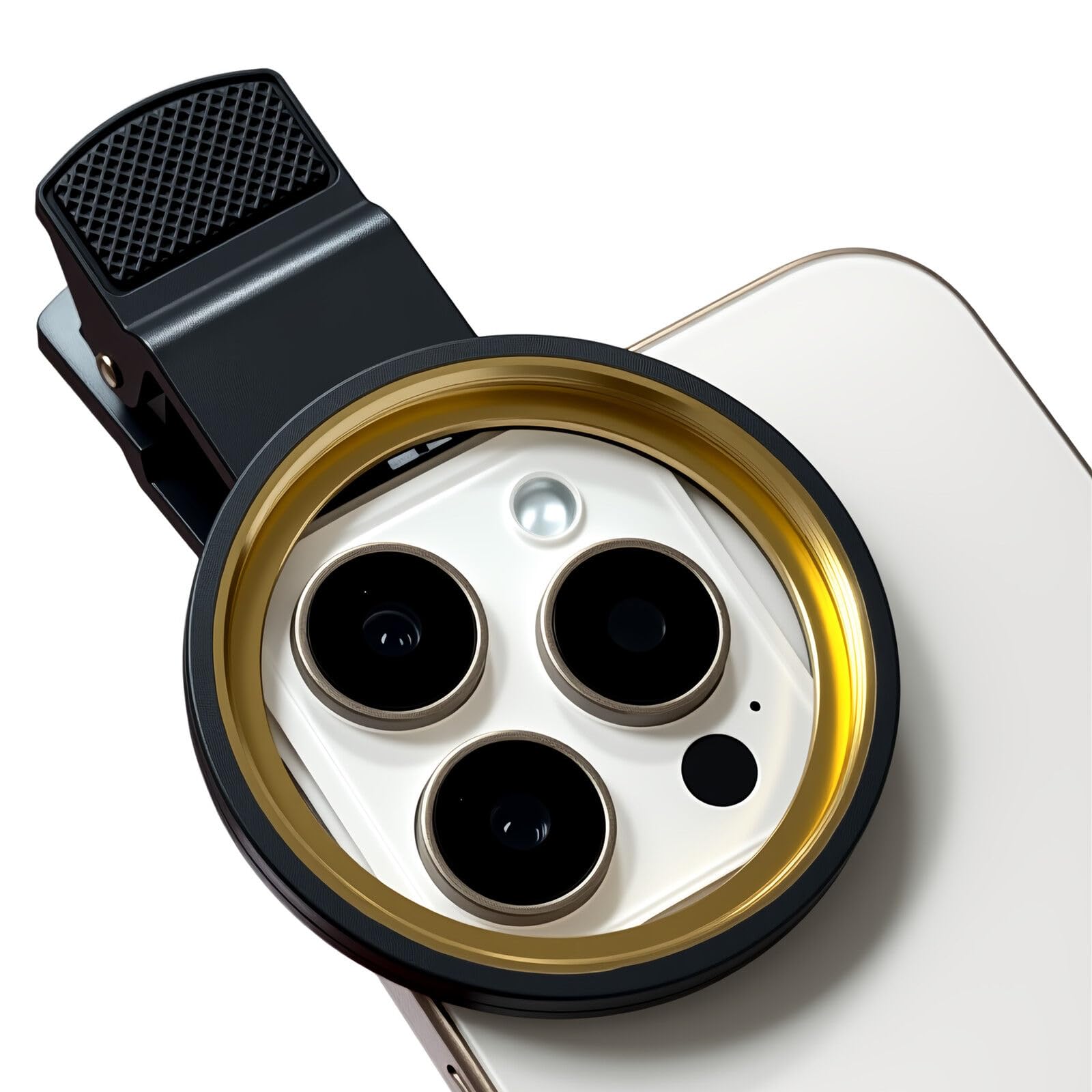 Portable Universal 52mm Thread Clip for Cell Phone Camera Assistant Lens and Effects Filters, for iPhone, Samsung and Other Camera Phone Lens Installation 52mm ND, CPL, UV and Other Filters.