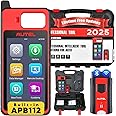 2025 Autel MaxiIM KM100 (X) Scan Tool, Same as KM100 KM100E, Lite Ver. of IM508 IM608 Pro, Lifetime Free Update, Built-in APB112, OBD Learning for 700+ Vehicles, Auto VIN & Auto Scan, VCI200, 9.0 OS