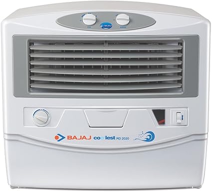 Bajaj MD2020 54 Ltrs Room Air Cooler (White) - for Medium Room