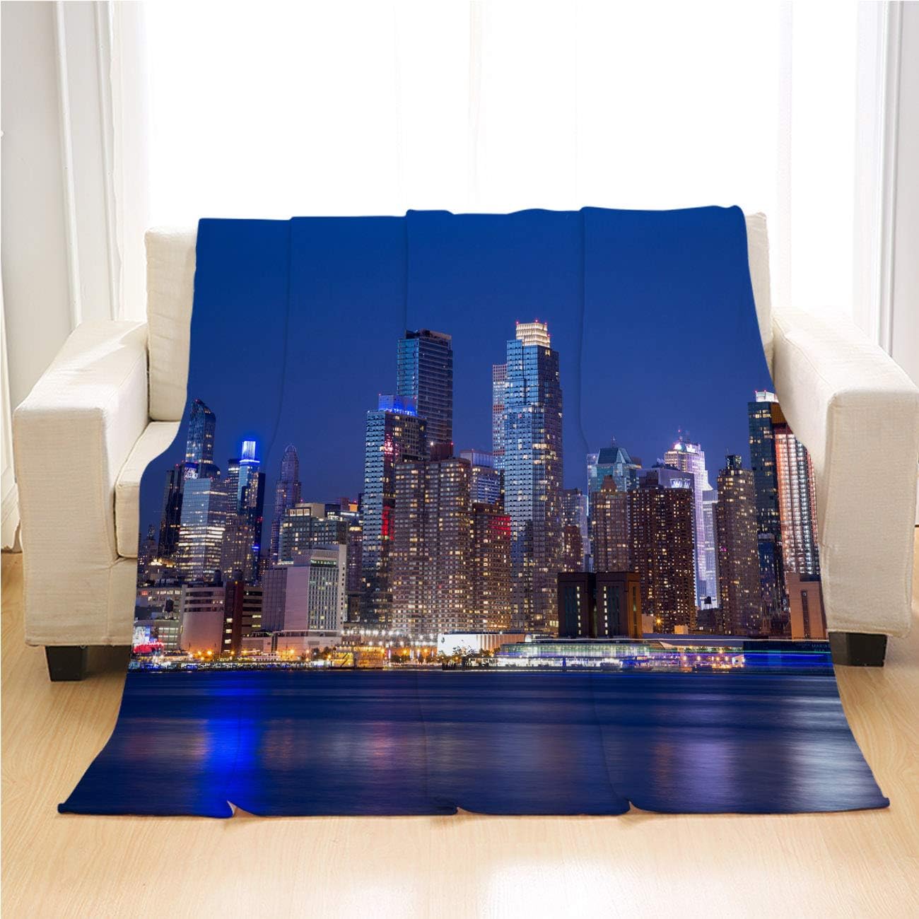 OTTOSUN New York Blanket,Luxury Super Soft Throw Blanket