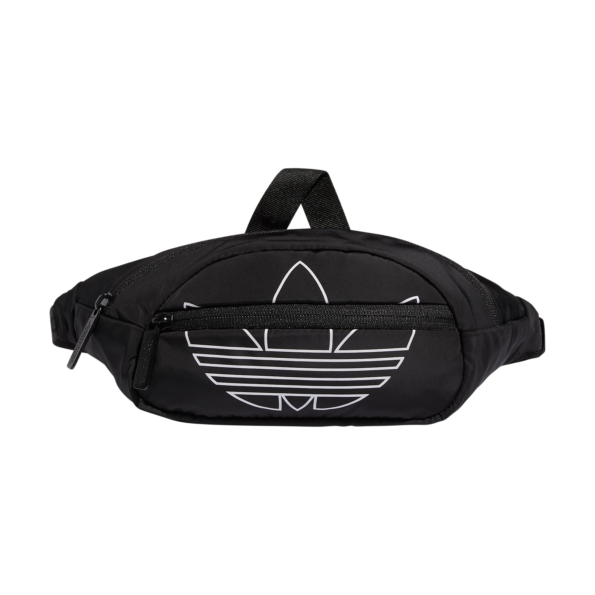 adidas Originals unisex adult Originals National Waist technical fanny pack, Black/Core White, One Size UK
