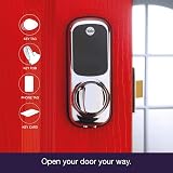 Yale Keyless Lock Push Button Polished Brass Smart Lock view 3