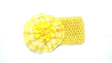 yellow headband for baby girl