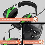 Protear Bluetooth 5.4 Ear Defenders with DAB/DAB+ FM Radio SNR 30dB view 5
