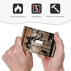 Rustic Mountain Forest Cabin Antler Bear Deer Elk