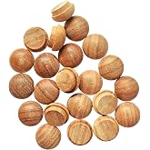 Pinehurst Crafts 1/2-Inch Cherry Mushroom Button Top Plugs, Great for Furniture, Tables, Chairs, Cabinetry and Crafts Projects, Pack of 20