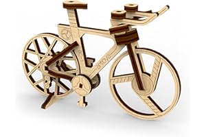 Artoya Race Bicycle – Mini Bicycle Model Kit, Mini Bike Toy, Toy Bike Figurine, Laser-Cut Model, No-Glue Assembly, Collectible Triathlon Miniature, Eco-Friendly Gift, DIY Crafts for Kids and Adults