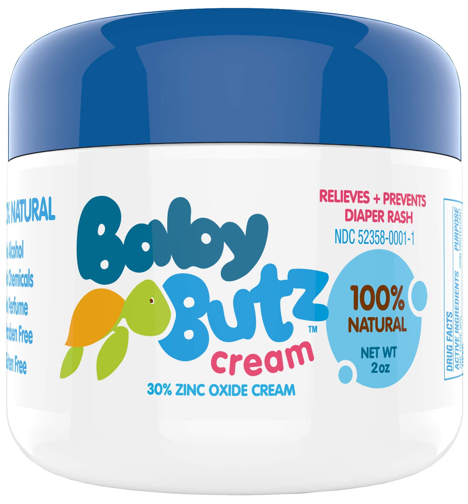 Baby Butz Diaper Rash Cream (4.0 oz.) All