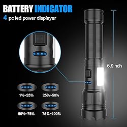 iToncs LED Flashlight Rechargeable, 3500 Lumens