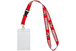 Desert Cactus Southern Illinois University Edwardsville Lanyard SIUE Cougars Car Keys College ID Badge Holder Keychain Detachable Breakaway Snap Buckle (w/Pouch Red)