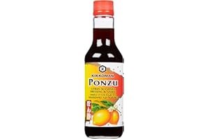 Kikkoman Ponzu Lemon Soy Sauce & Dressing, Brown, 290 ml (Pack of 1)