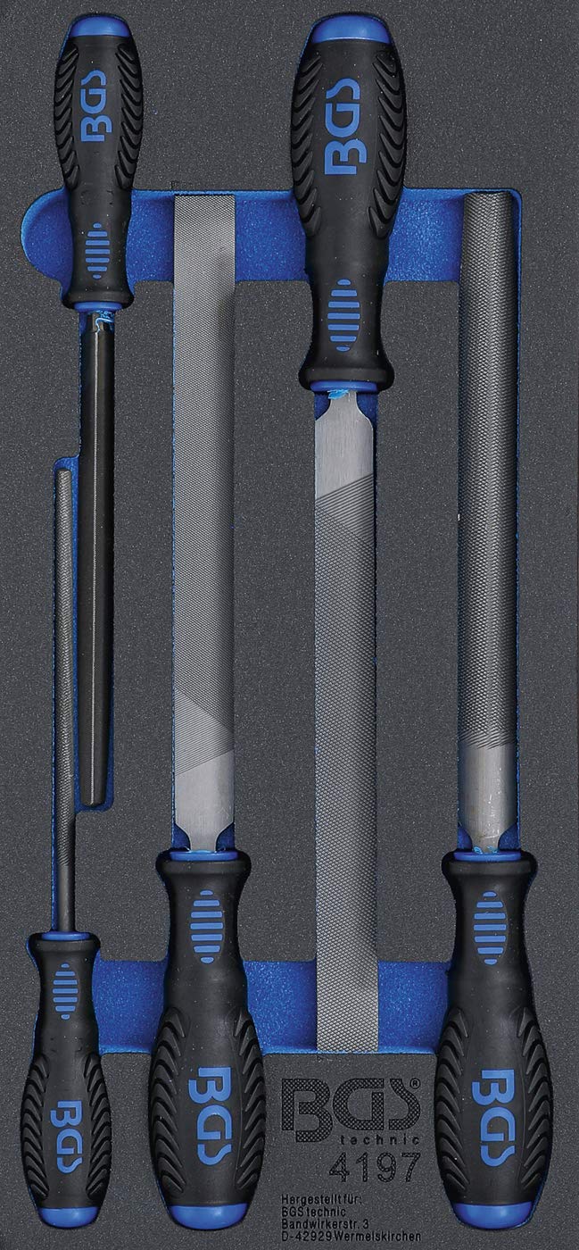 BGS 4197 | Tool Tray 1/3: Machinist's File Set | 5 pcs.